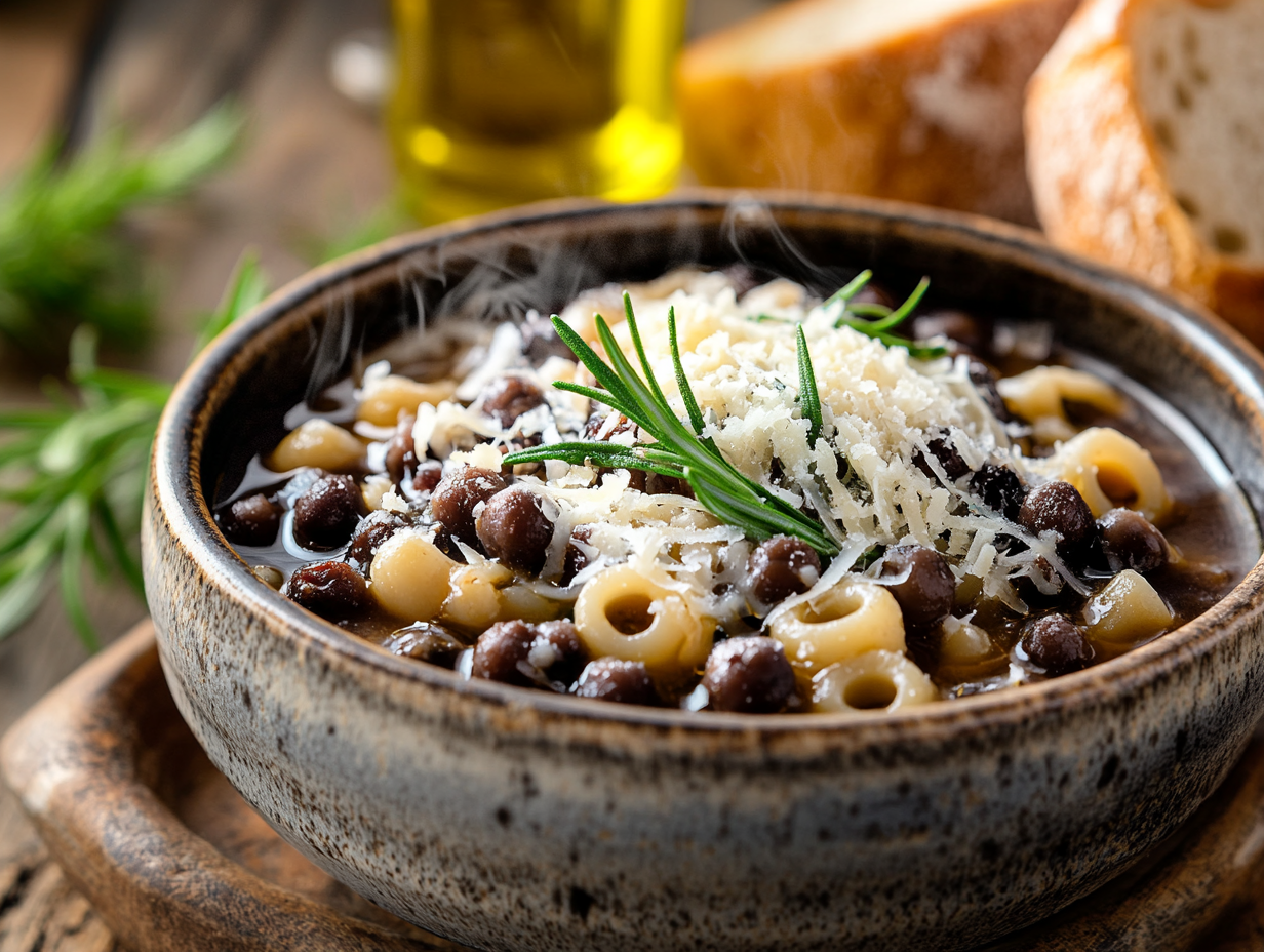 Pasta e Ceci Neri